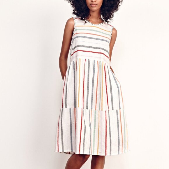 Ace & Jig Teasdale Sleeveless Midi Dress in Merry - Picture 2 of 11